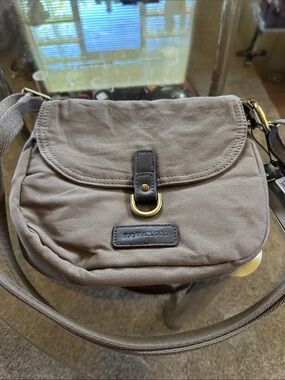 Travelon  Canvas Saddle Crossbody New with Tag